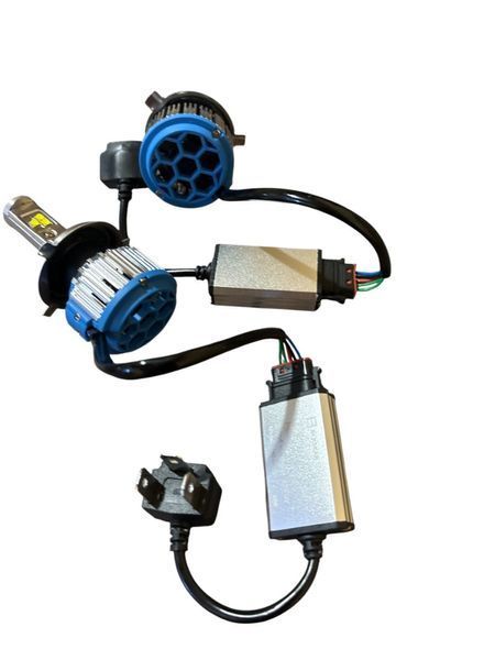 LED лампи для основного світла авто T1 Turbo H4 40 Вт 12-24В (8-48В) 4000 лм 6000 K, комплект 2 шт. 00567 фото