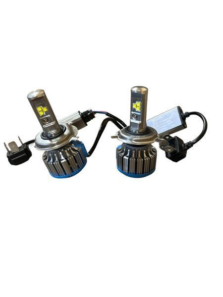 LED лампи для основного світла авто T1 Turbo H4 40 Вт 12-24В (8-48В) 4000 лм 6000 K, комплект 2 шт. 00567 фото