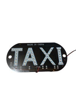 copy_Светодиодная LED подсветка с надписью "TAXI" 12В (производство LED, Китай) 00482 фото