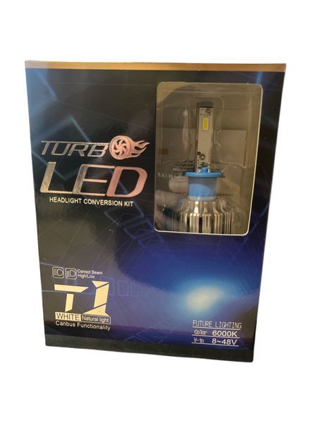 Комплект светодиодных автоламп LED Т1 Turbo H1, 35 W (пара) (производство LED, Китай) ( ціна за комплект 2 шт.) 00569 фото