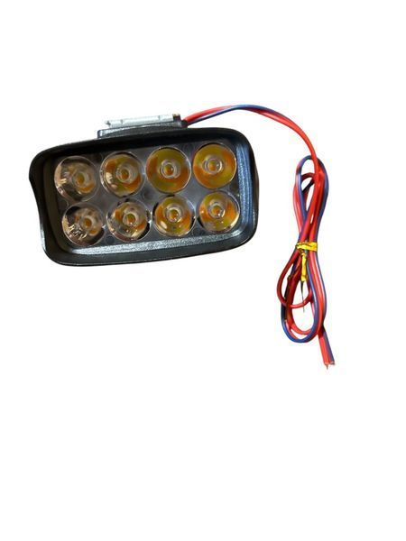Світлодіодна LED балка BLASKAR, 12-24 В, 8 світлодіодів, 6000 K, біле та жовте світло, протитуманна 01025 фото