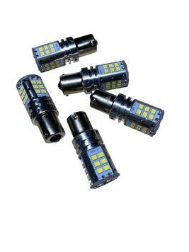 Світлодіодна лампа BA15S 1156-3030-32SMD Super Canbus 21w; білий 00285 фото