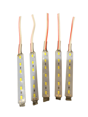LED-стрічка світлодіодна 6 SMD 5730-8,5см Біла-працює від 24 вольта 00417 фото