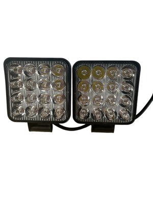 Балка LED (протитуманка) світлодіодна 48W-mini-(виробництво LED, Китай)+СТРОБОСКОП 48W-mini фото