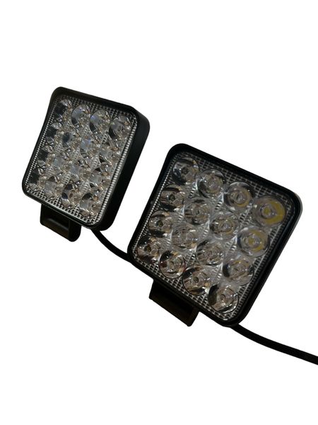 Балка LED (протитуманка) світлодіодна 48W-mini-(виробництво LED, Китай)+СТРОБОСКОП 48W-mini фото