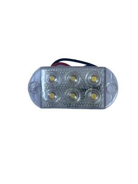 Фонарь LED габаритный универсальний (6smd 2395) 12\24 вольта-Белый (производство LED, Китай) 01965 фото
