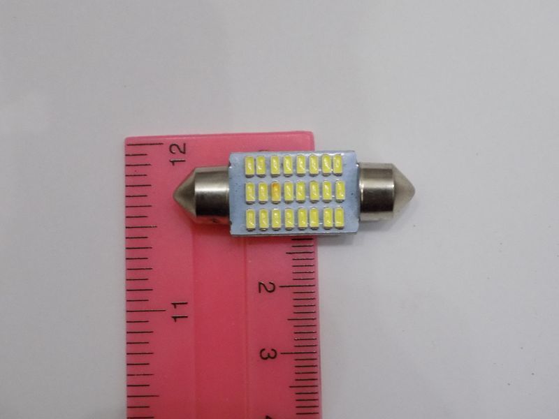 Автомобильная светодиодная лампа подсветки салона и номерного знака T11-4014-30SMD-36MM (пр-во Китай) 00198 фото