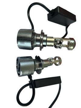 Комплект світлодіодних автоламп LED Лінза H7 (пара) (виробництво LED, Китай) ( ціна за комплект 2 шт.) 01775 фото