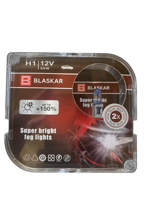 Автомобільна галогенна лампа BLASKAR H1 12V 55W + 150% 02205 фото