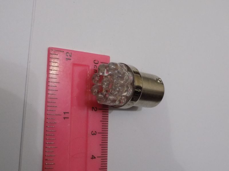 Автомобільна світлодіодна лампа для освітлення габаритів 1156-9LED-12 V (пр./в Китай) 00306 фото