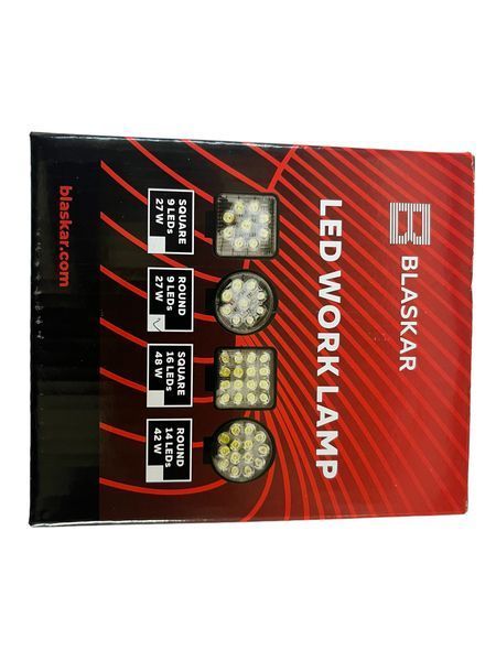 Балка LED (противотуманка) светодиодная (9 светодиодов) 27W 12-24V 6000 K (ціна за 1 шт.) 00527 фото