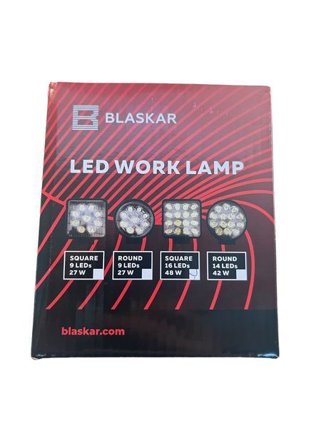 Світлодіодна LED балка BLASKAR, 48 Вт, 9-32 В, 16 світлодіодів, 6000 K, протитуманна 00530 фото