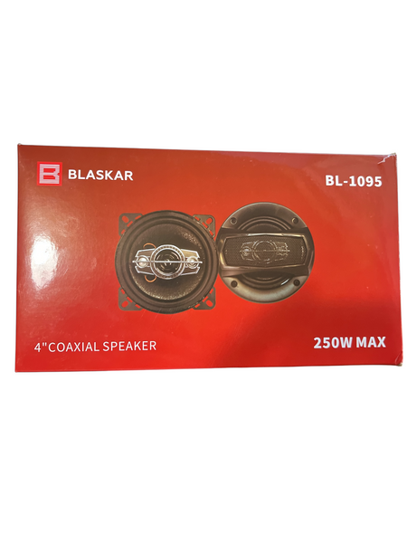 Динамики мощные для авто BLASKAR BL-1095 колонки 10 см 250W 02176 фото