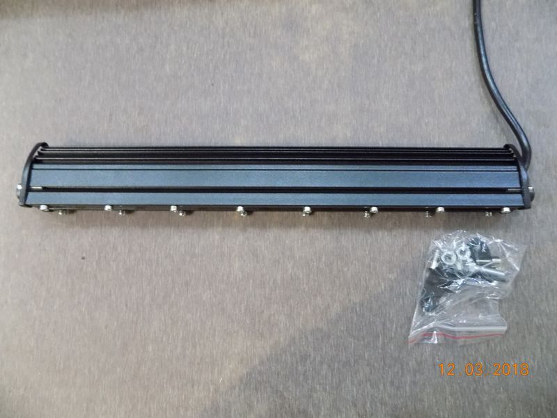 Балка LED (противотуманка) светодиодная (12 светодиодов) 36W 12V-24V 6000 K (ціна за 1 шт.) 00534 фото