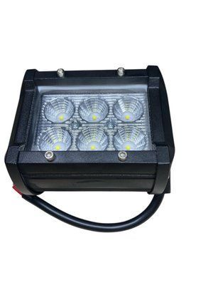 Світлодіодна фара AllLight C-18W 6chip CREE ближнє світло 9-30V нижній кріплення  00521 фото