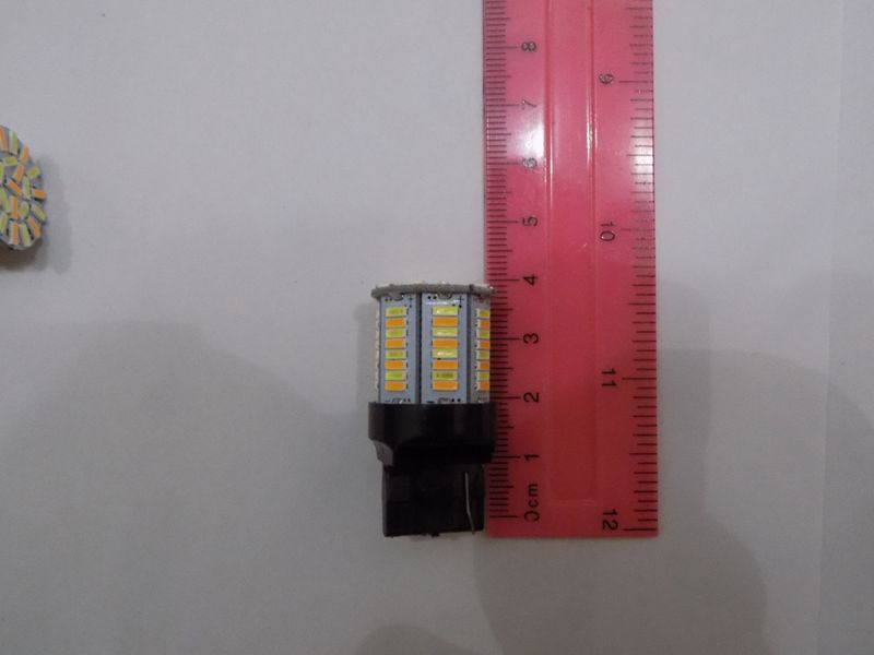 Светодиодные LED лампы 7440 повторители поворотов 78 диодов 12В (производство LED, Китай) 00224 фото