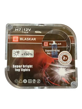 Автомобільна галогенна лампа BLASKAR H7 12V 55W + 150% 02221 фото