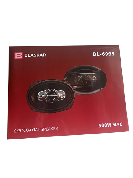 Динамики мощные для авто BLASKAR BL-6995 колонки ОВАЛ 500W 02179 фото