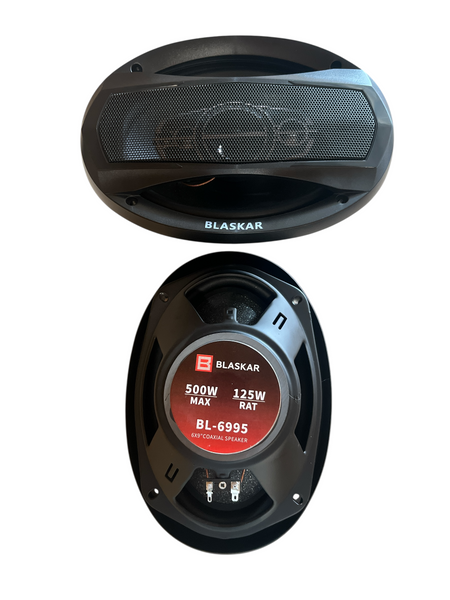 Динамики мощные для авто BLASKAR BL-6995 колонки ОВАЛ 500W 02179 фото