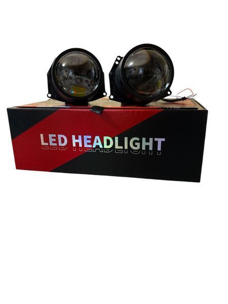 BiLed Світлодіодні LED лінзи 3.0 дюйма А3-12V(комплект 2шт.) 02298 фото