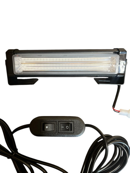 Балка LED світлодіодна стробоскоп 14 режимів-Синя (16,5см) 01877 фото