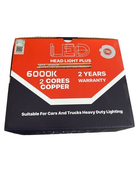 Світлодіодні лампи для автомобільних фар LED F6 H4 (12V24V) CANBUS 6000 K (комплект 2 шт.) (пр.о LED, 59) 01402 фото