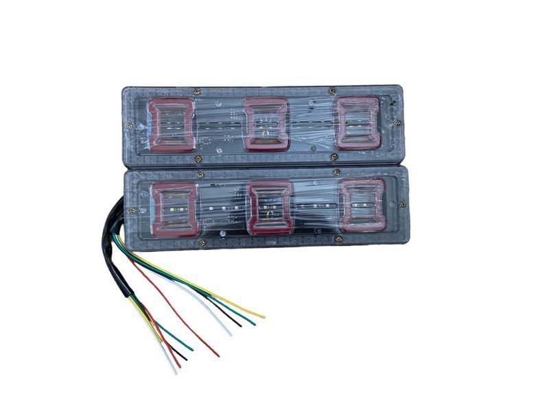 Універсальні діодні задні ліхтарі на авто, причепи  12 V 29*9СМ (2ШТ) G-WD26-01762 фото