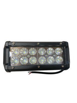 Балка LED (протитуманка) &mdash; 36W (12 світлодіодів) 12V 6000K Ближнє світло 00522 фото