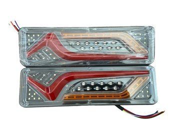 Універсальні діодні задні ліхтарі на авто, причепи 12 V 29*9СМ (2ШТ) G-WD120-01761 фото