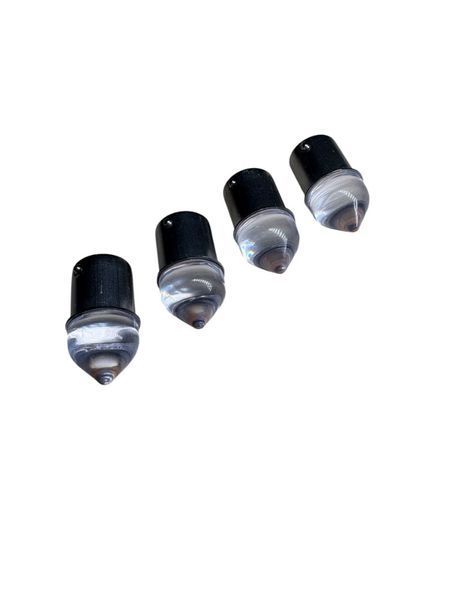 Автолампа 1156 (3030)-9SMD 24V-Жовта-Прозора- Одноконтактна 02149 фото