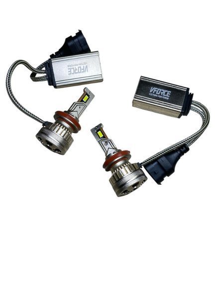 Світлодіодні лампи для автомобільних фар LED Т200 H11 (12V24V) CANBUS 6000 K (комплект 2 шт.) (пр.о LED, 59) 02133 фото