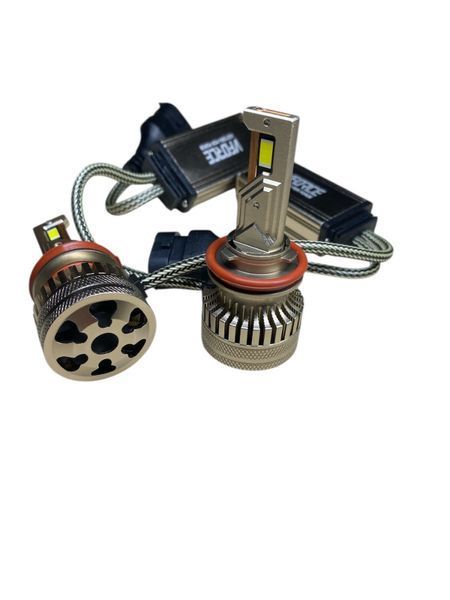 Світлодіодні лампи для автомобільних фар LED Т200 H11 (12V24V) CANBUS 6000 K (комплект 2 шт.) (пр.о LED, 59) 02133 фото