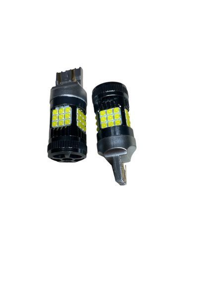 Светодиодная LED лампа для авто T20 (W21/5W) 7443 36SMD 3030 CANBUS 5,5/17,5 Вт 12-24 В, белая с вентилятором, для стоп-сигнала и габаритов 00223 фото