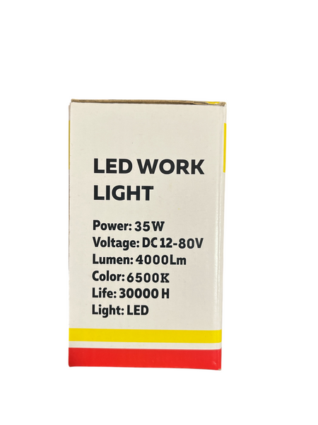Балка LED (противотуманка) светодиодная 35W 12-24V 6000 K Лінза-білий+жовтий колір 00526 фото