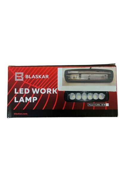 Балка LED (противотуманка) светодиодная 12V-24V(30W-45мм) (Красный+стробоскоп) 02071 фото