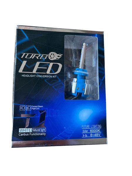 Світлодіодні лампи для автомобільних фар (Turbo LED) Н27 40 W 6000 K (виробництво ALLight, Китай) 00571 фото