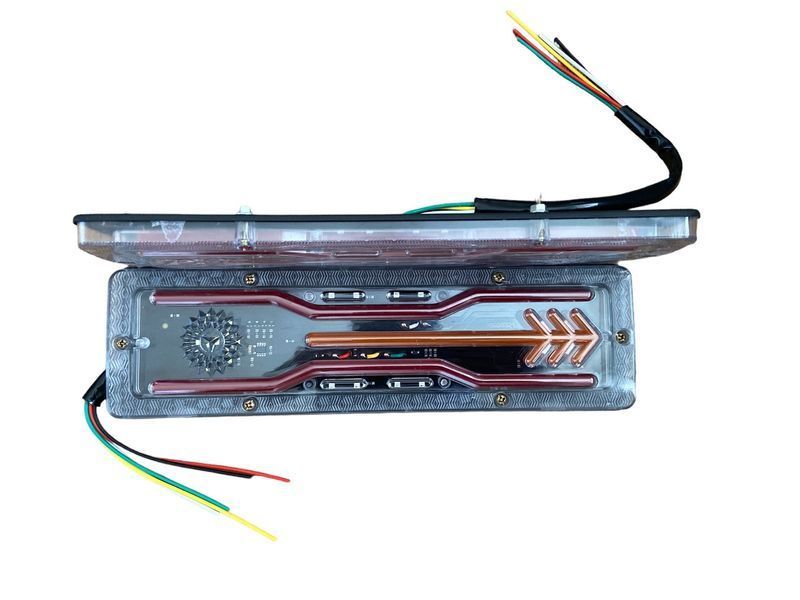 Універсальні діодні задні ліхтарі на авто, причепи  12 V 29*9СМ (2ШТ) G-WD25-01759 фото